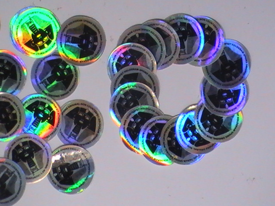 Round Hologram Stickers