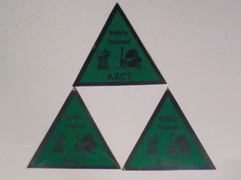 Green Colour Metallic Stickers