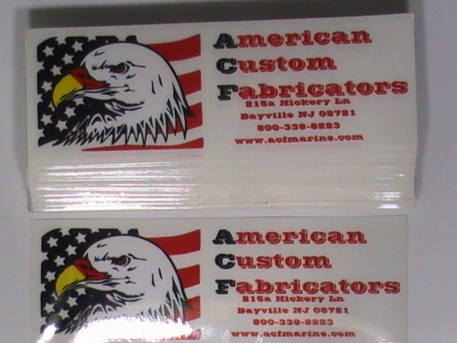 Rectangular Clear Vinyl Sticker