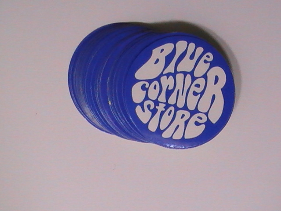 Round White Vinyl Sticker