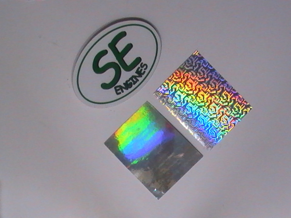 Oval Hologram Sticker