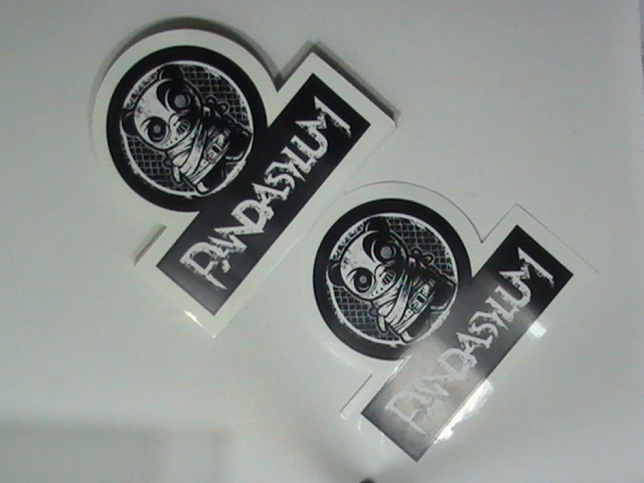 Custom White Vinyl Stickers