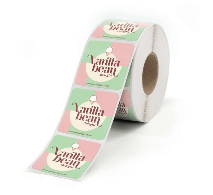 Square Paper Stickers - Gallery Image